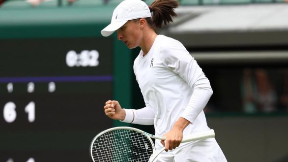 Wimbledon. Swiatek, Pegula y Garcia se estrenan con victorias