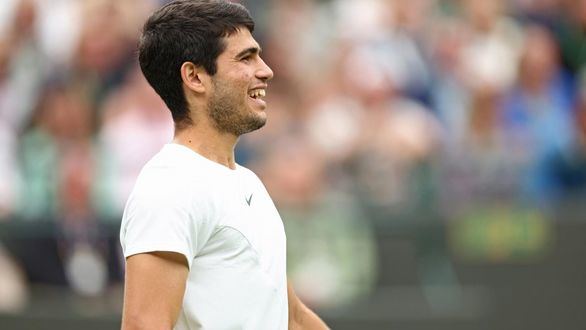 Wimbledon. Alcaraz presenta su candidatura dando una lección de despedida a Chardy