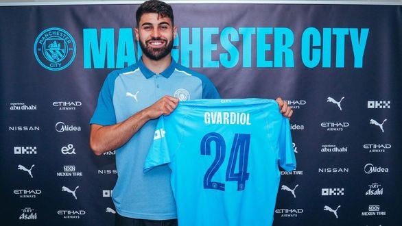 El Manchester City convierte a Gvardiol en el central más caro de la historia