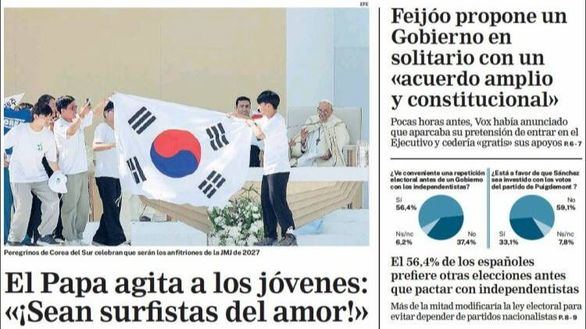 Las portadas de los periódicos de este lunes