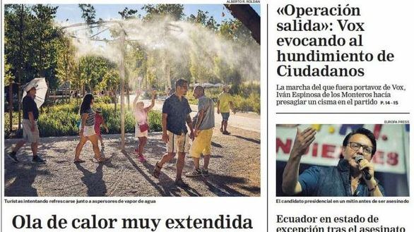 Las portadas de este viernes
