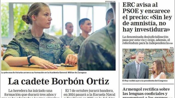 Las portadas de este sábado