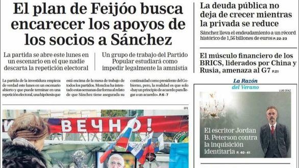Las portadas de este domingo