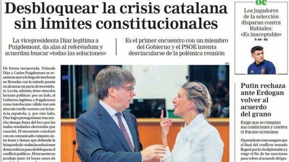 Las portadas de los periódicos de este martes