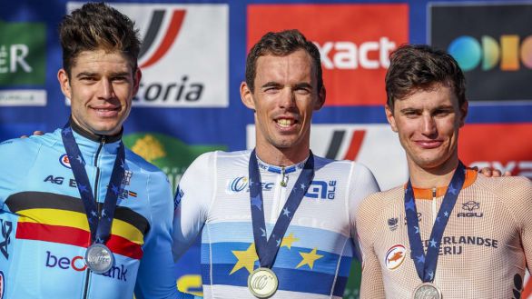 Europeos. Laporte bate a Van Aert en un final de infarto para ganar el oro