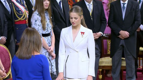 Más de 3,1 millones de españoles vieron a la Princesa jurar la Constitución
