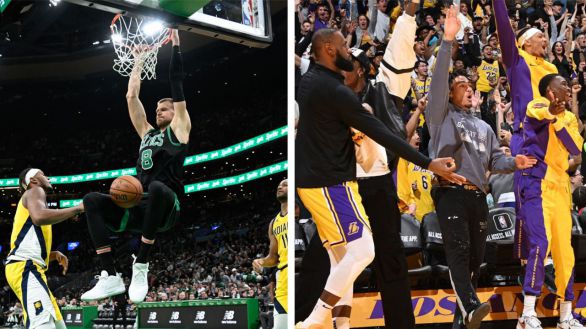 NBA. Los Celtics dan un recital histórico y los Lakers fulminan la 'maldición' de los Clippers