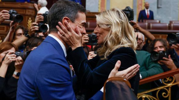 Imágenes de la sesión de investidura de Sánchez