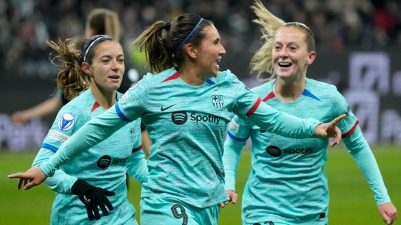 Liga de Campeonas. El Barcelona también se impone en Frankfurt