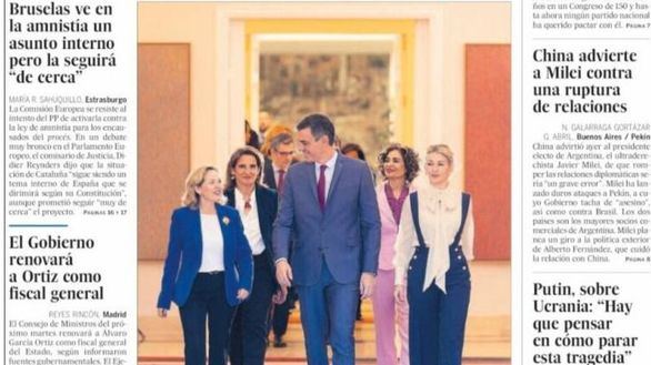 Las portadas de este jueves, 23 de noviembre