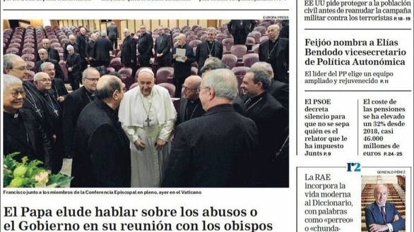 Las portadas de este miércoles, 29 de noviembre