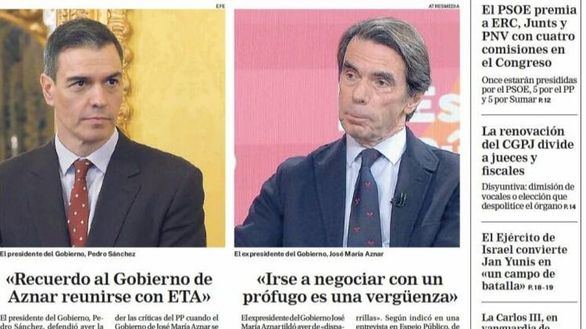 Las portadas de este martes