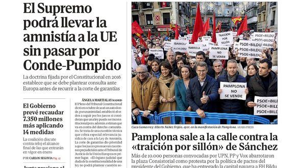 Las portadas de este lunes