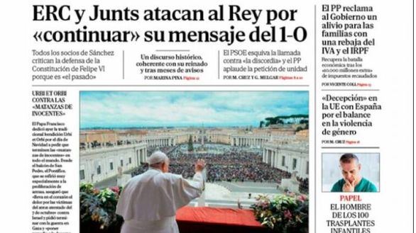 Las portadas de este martes