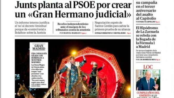 Las portadas de este sábado