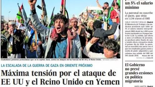 Las portadas de los periódicos de este sábado, 13 de enero