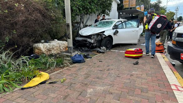 Un muerto y 17 heridos tras un atropello múltiple en el centro de Israel