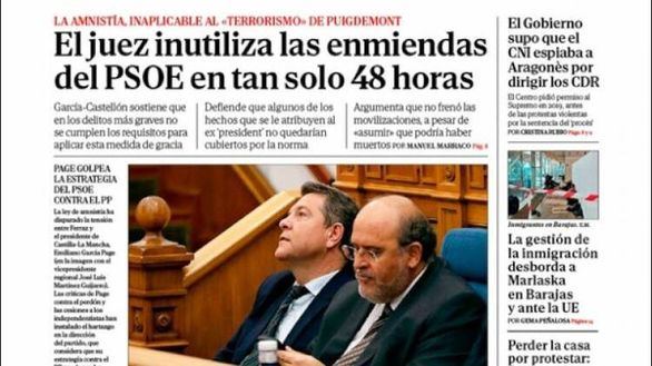 Las portadas de este viernes