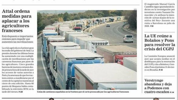 Las portadas de este sábado