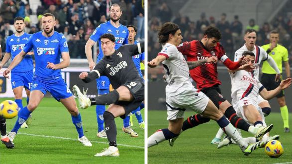 Serie A. La Juventus deja en el aire su liderato y el Milan se aleja de la cabeza