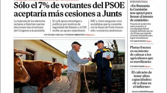Las portadas de los periódicos de este sábado, 3 de febrero
