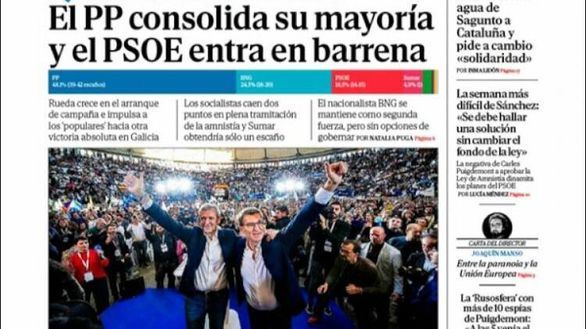 Las portadas de los periódicos de este domingo