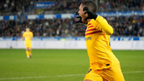 LaLiga. Vitor Roque se pronuncia sobre su expulsión ante el Alavés