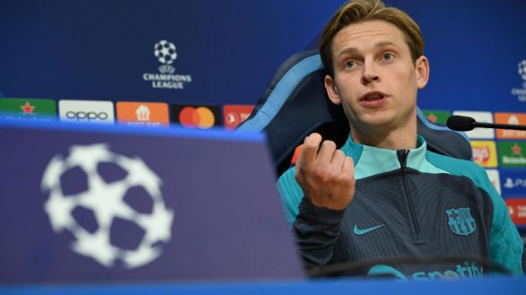 Liga de Campeones. De Jong estalla contra la prensa: 