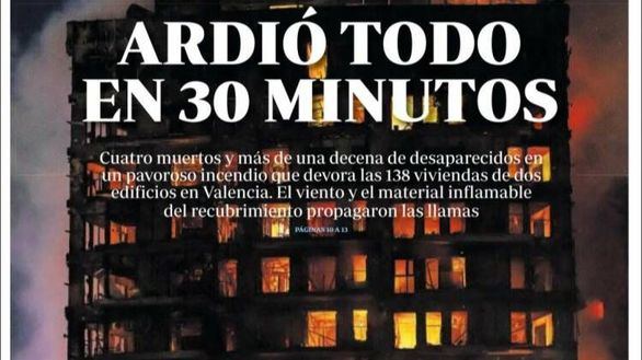Las portadas de los periódicos de este viernes