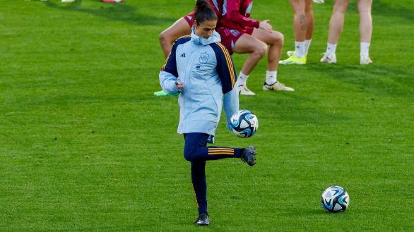 Liga de Naciones. Tomé, antes del España - Francia: 