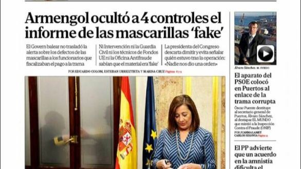 Las portadas de este miércoles