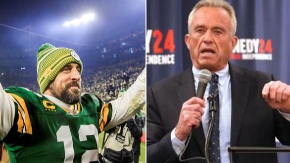 NFL. El estelar Aaron Rodgers, posible compañero de Robert F. Kennedy Jr.