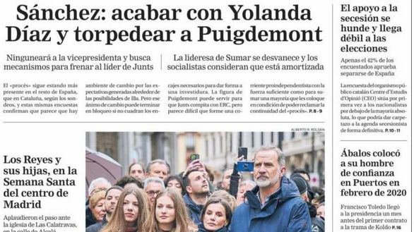 Las portadas de este domingo