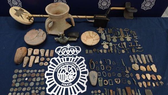 Recuperadas en Sevilla 191 piezas arqueológicas procedentes de expolio