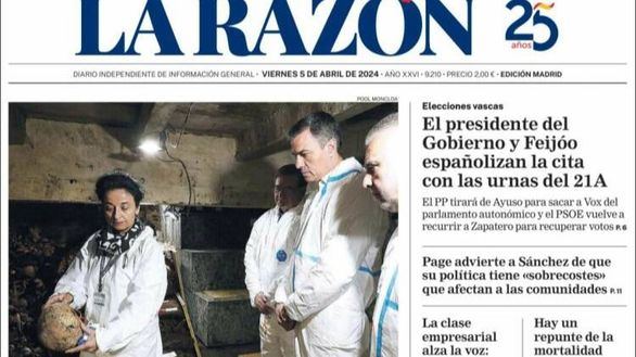 Las portadas de este viernes