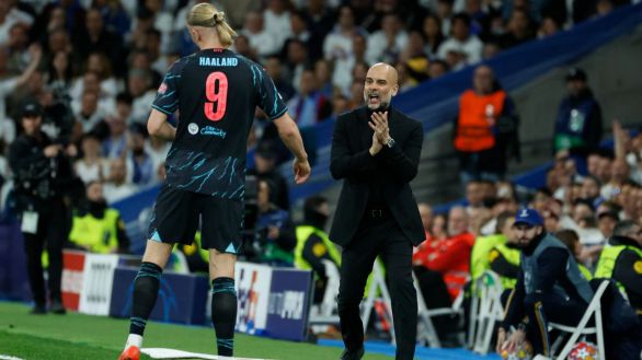 Liga de Campeones. La valoración de Guardiola tras empatar en el Bernabéu
