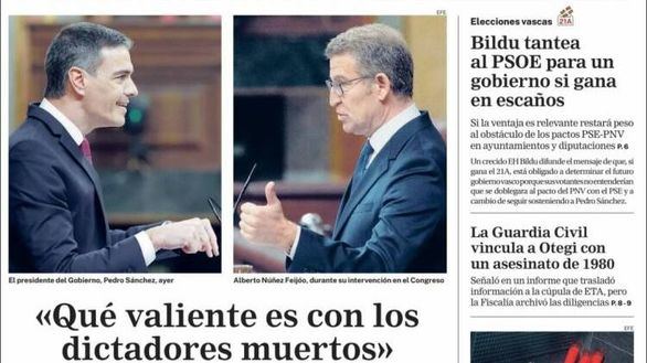 Las portadas de los periódicos de este jueves, 11 de abril