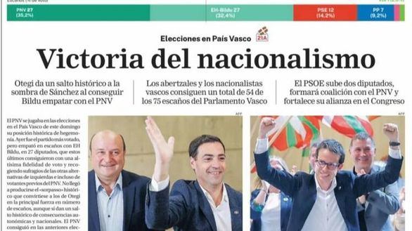 Las portadas de este lunes, 22 de abril