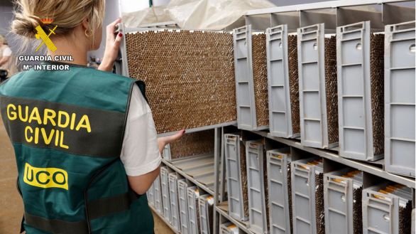 La Guardia Civil interviene 6 millones de cigarrillos falsificados