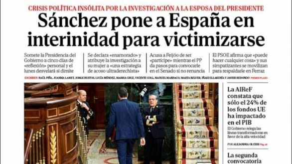 Las portadas de este jueves