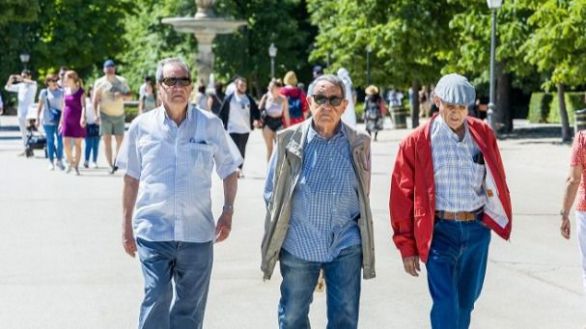 La pensión media se sitúa en 1.252,3 euros al mes tras subir un 27% en cinco años