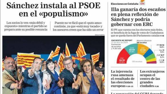 Las portadas de este lunes