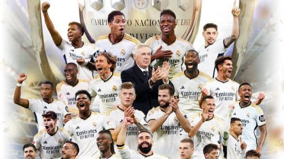 Feijóo, Sánchez, Ayuso y Almeida felicitan al Real Madrid por su alirón liguero