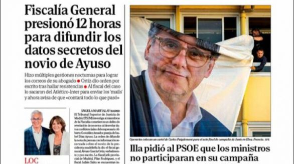 Las portadas de los periódicos de este sábado, 11 de mayo