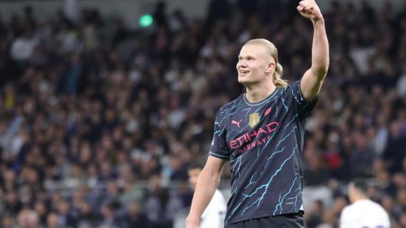 Premier. El City de Haaland, más cerca del título tras ganar al Tottenham