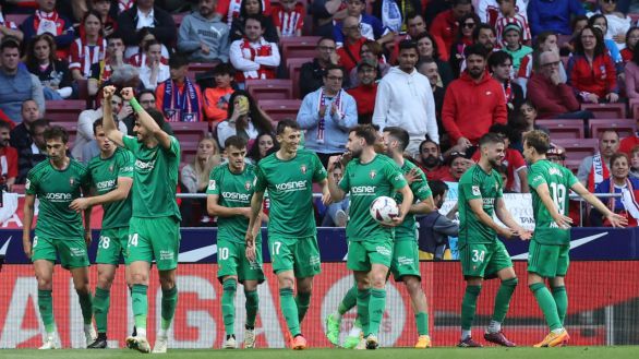 LaLiga. Osasuna sonroja al Atlético con una histórica goleada en Madrid
