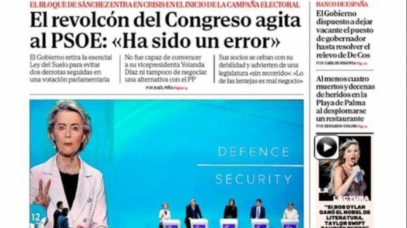 Las portadas de los periódicos de este viernes, 24 de mayo