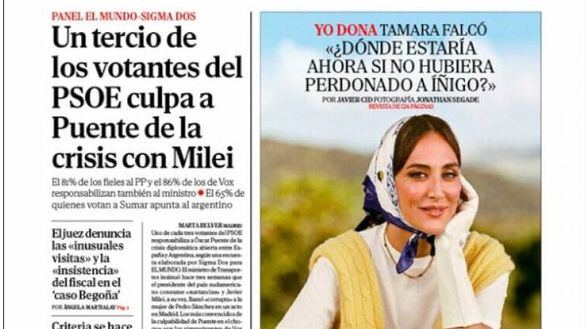 Las portadas de este sábado