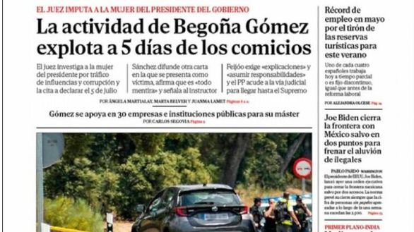 Las portadas de los periódicos de este miércoles, 5 de junio