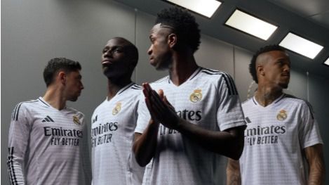 El Real Madrid presenta la nueva camiseta para la temporada 2024-2025